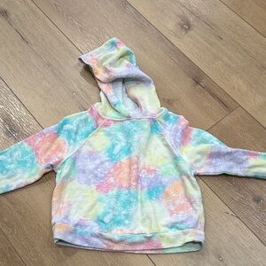 Cat & Jack Pastel Tie-Dye Kids Hoodie